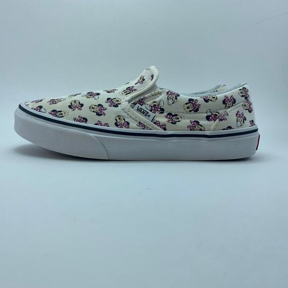DISNEY X VANS “Minnie Mouse & Friends” Slip On Shoes Youth Kids Size 5 - Picture 1 of 12